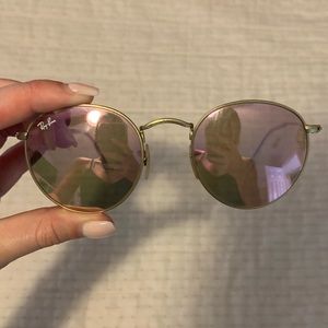 Ray Ban Round flash lenses